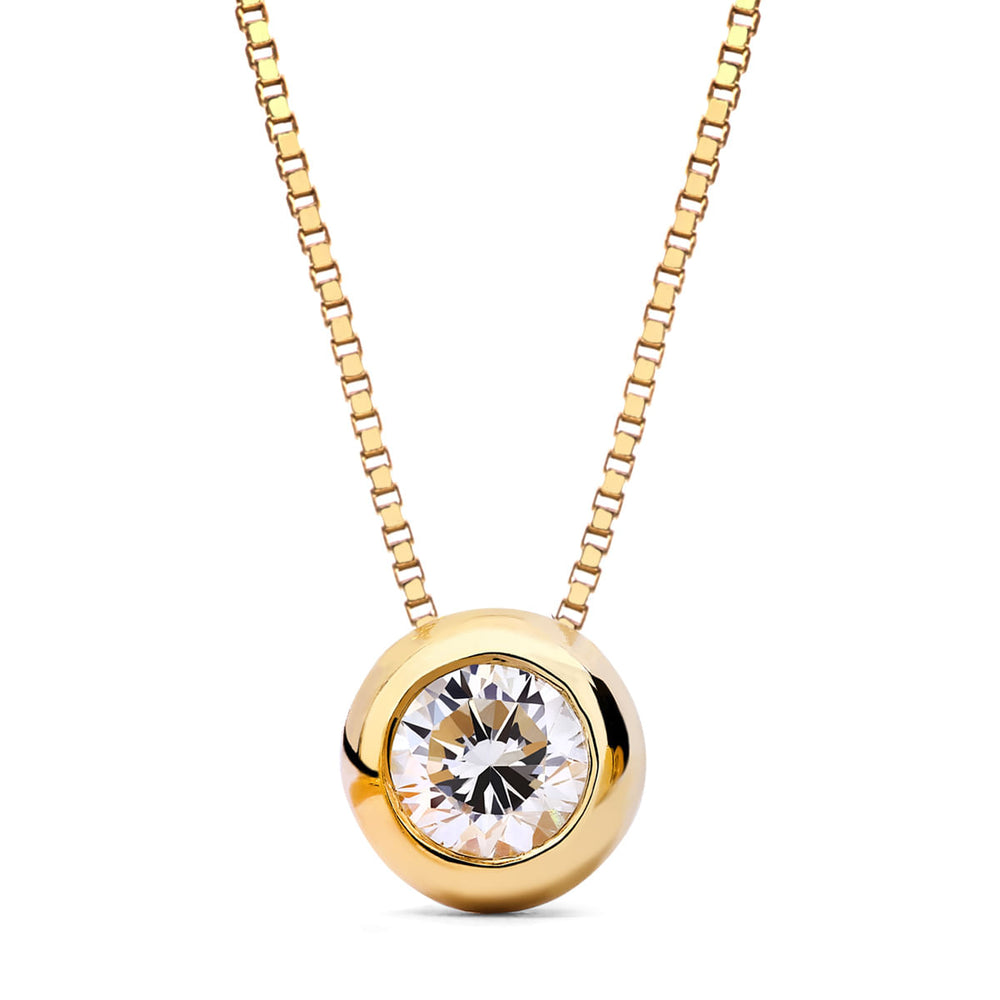 Pingente em Ouro Amarelo 18k com Diamante VS1