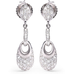 Par de Brinco em Ouro com Diamantes
