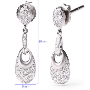 Par de Brinco em Ouro com Diamantes