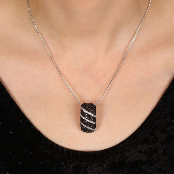 Conjunto Smoke Topázio e diamantes Prata