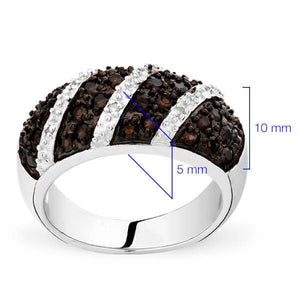 Conjunto Smoke Topázio e diamantes Prata