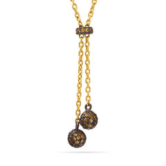 102433-Colar Linha Ara Collection em Ouro Amarelo 23,64 k com Safiras Amarelas