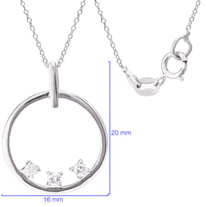 Corrente em Ouro Branco com  Diamantes