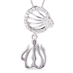 105102 - Pingente em Ouro Branco 18k Fundo do Mar com Diamantes Aprox. 11 pts