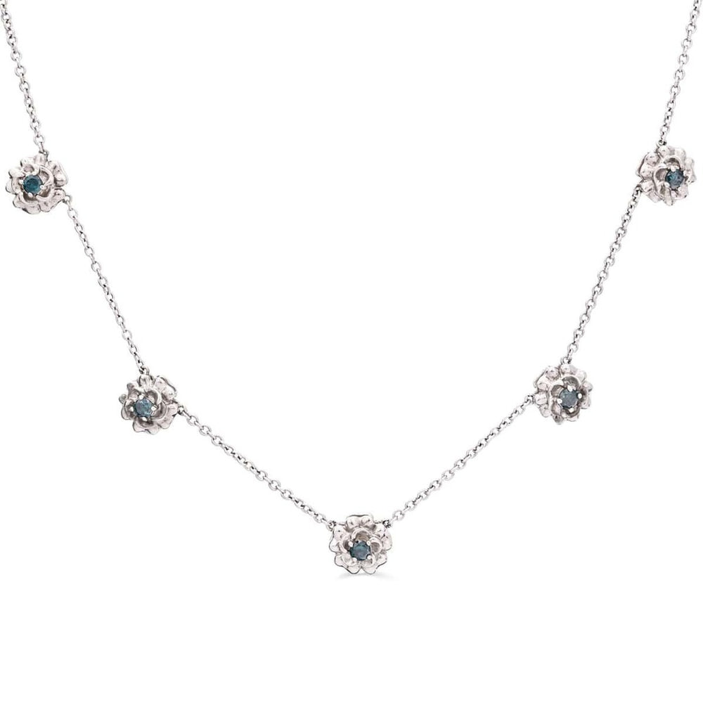 Colar em Prata 925 com Diamantes
