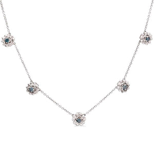 Colar em Prata 925 com Diamantes