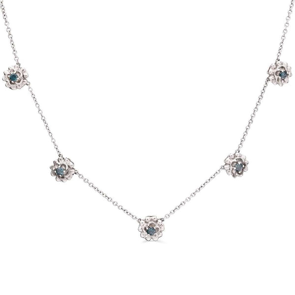 Colar em Prata 925 com Diamantes