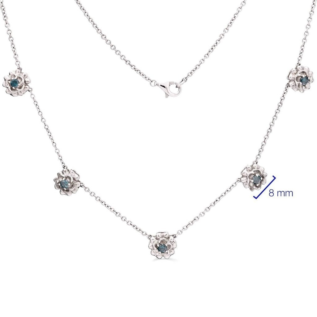 Colar em Prata 925 com Diamantes