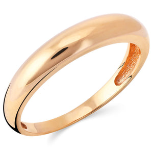 Anel em Ouro Rosé Liso