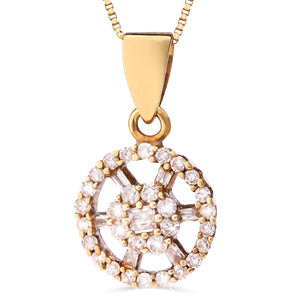 108530-Pingente em Ouro Amarelo com Diamantes