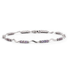 Pulseira em Prata 925 com Tanzanitas