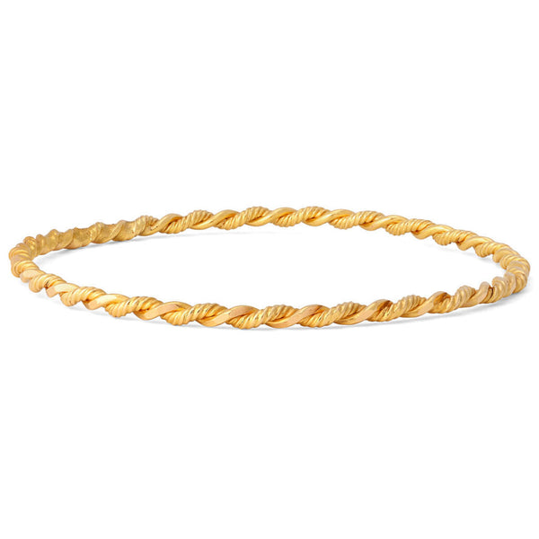 Bracelete em Ouro Amarelo 18k Torcido