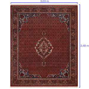 Tapete Iraniano  Bidjar 3,48 x 3,03