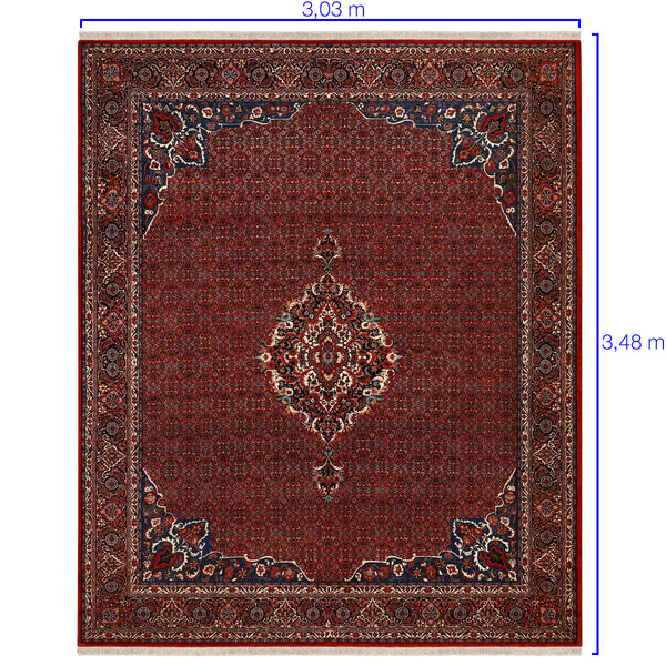 Tapete Iraniano  Bidjar 3,48 x 3,03