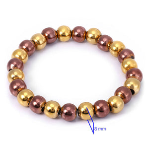 Colar e pulseira Terço em Aço Inoxidável