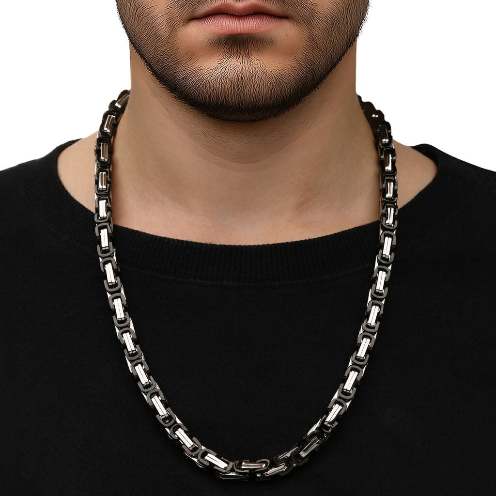 Corrente em Aço Inoxidavel Elos Masculina