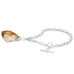 Pulseira de Prata com Cristal Swarovski