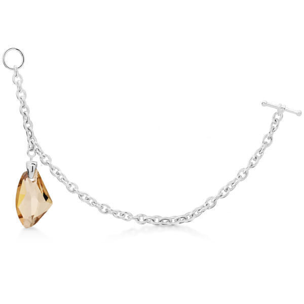 Pulseira de Prata com Cristal Swarovski