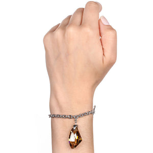 Pulseira de Prata com Cristal Swarovski