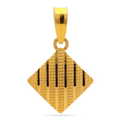 Pingente Losango Linha Alshahba em Ouro Amarelo 22k