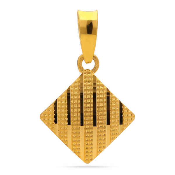 Pingente Losango Linha Alshahba em Ouro Amarelo 22k