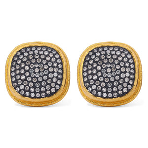120562-Par de Brinco Ouro Amarelo 23,64k Ara Collection com Diamantes
