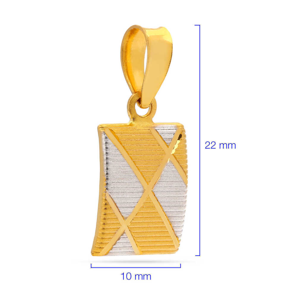 Conjunto Linha Alshahba em Ouro Amarelo 21 k com Par de Brinco e Pingente