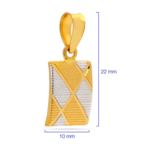 Conjunto Linha Alshahba em Ouro Amarelo 21 k com Par de Brinco e Pingente
