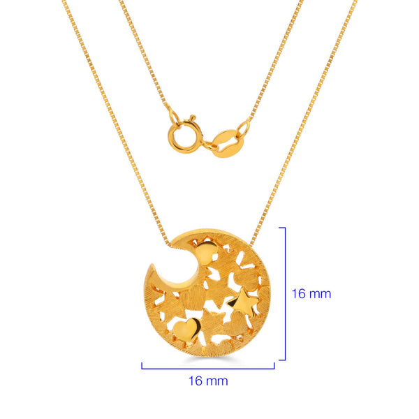 122578-Pingente Linha Prima Gold em Ouro Amarelo 24k