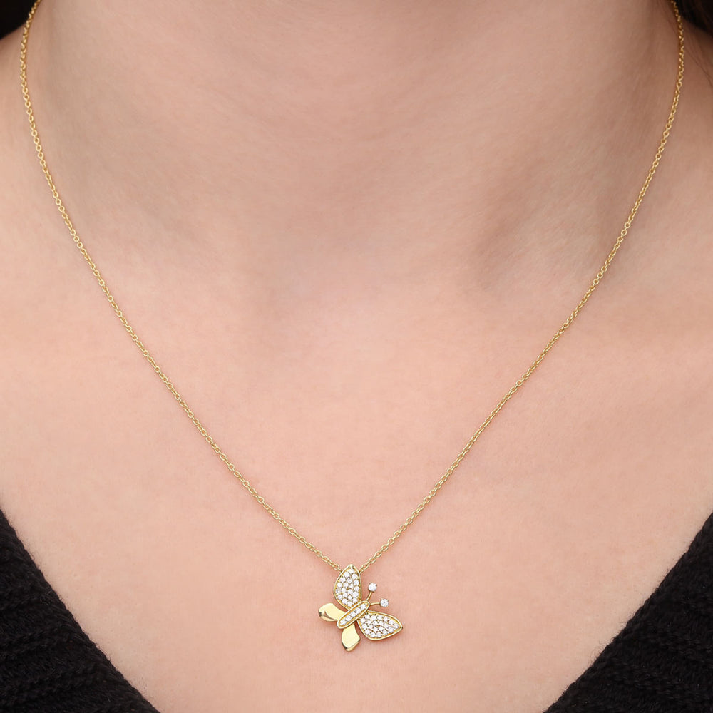 123103-Pingente em Ouro Amarelo com Diamantes VS1
