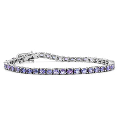 Pulseira em Prata 925 com Tanzanitas