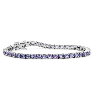 Pulseira em Prata 925 com Tanzanitas