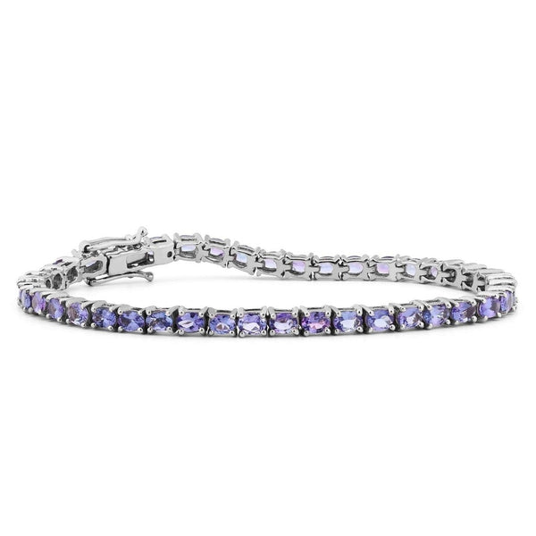 Pulseira em Prata 925 com Tanzanitas