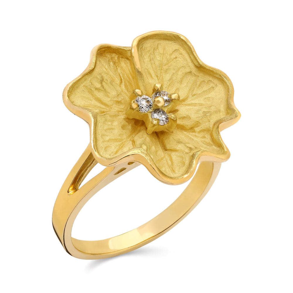 125565-Anel Linha Giovanni em Ouro 18k com Diamantes