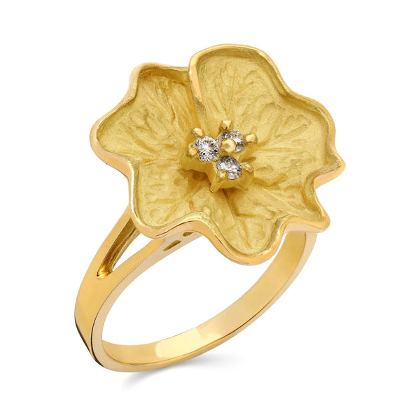 125565-Anel Linha Giovanni em Ouro 18k com Diamantes