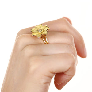 125565-Anel Linha Giovanni em Ouro 18k com Diamantes