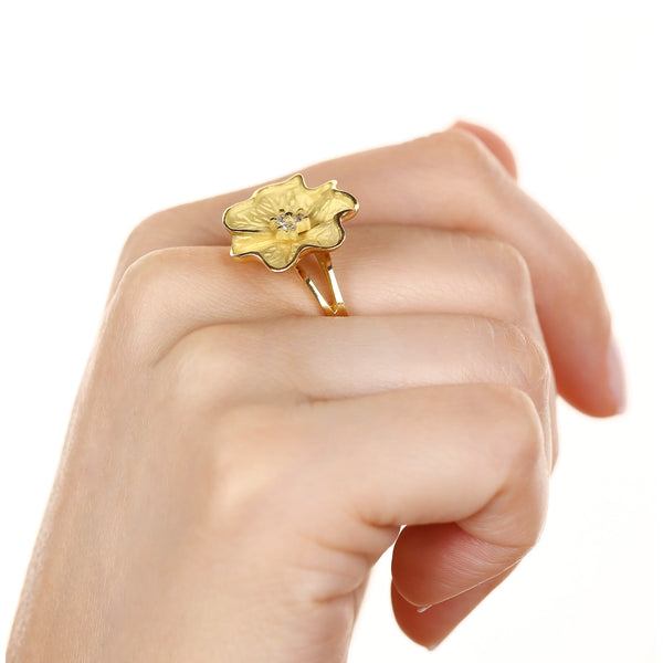 125565-Anel Linha Giovanni em Ouro 18k com Diamantes