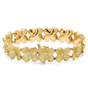 126285-Pulseira Linha Giovanni em Ouro Amarelo 18k com Diamantes