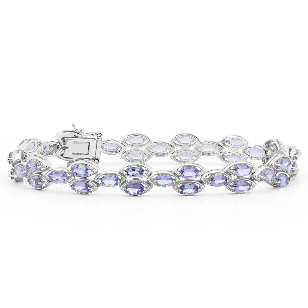 Pulseira em Prata 925 em Tanzanitas