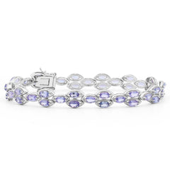 Pulseira em Prata 925 em Tanzanitas