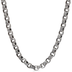Corrente em Prata 925 Masculina Elos