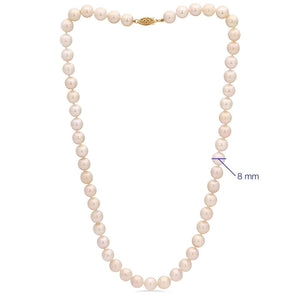 Colar em Ouro Amarelo 14 k com Pérola Akoya Branca