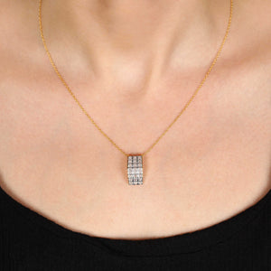 Pingente em Prata 925 com Diamantes Ice