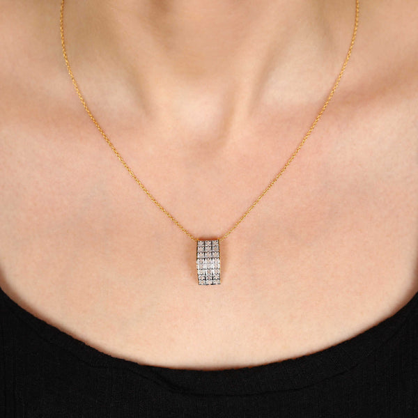 Pingente em Prata 925 com Diamantes Ice