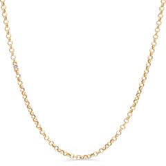 Corrente Linha Eva Larue em Prata 925 com Diamante
