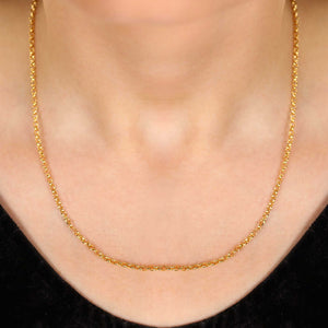 Corrente Linha Eva Larue em Prata 925 com Diamante