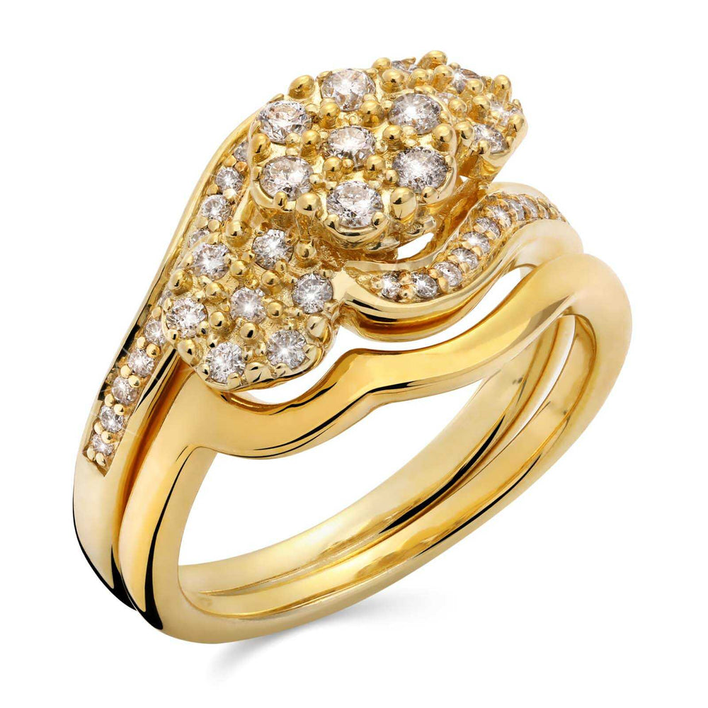 Anel em Prata 925 com Diamantes