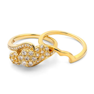 Anel em Prata 925 com Diamantes