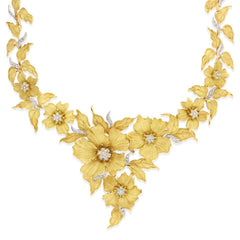 134240-Colar Linha Giovanni em Ouro Amarelo 18k com Diamantes