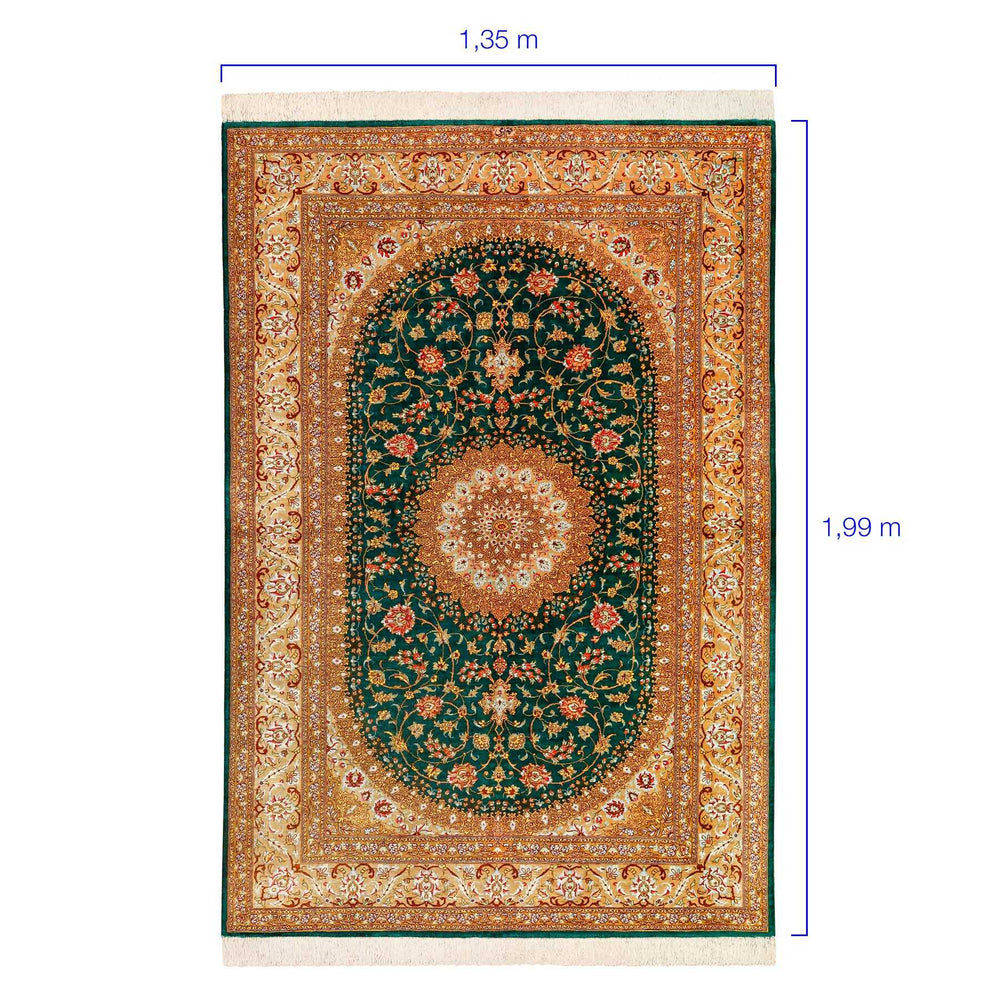 Tapete Iraniano Ghom Silk Ahami